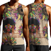 Black Her Story Sunshine Hurricane Men Tank Top Empowered Black Woman - Wonder Print Shop