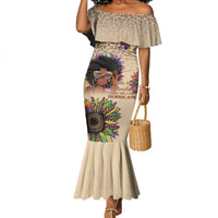 Black Her Story Sunshine Hurricane Mermaid Dress Empowered Black Woman - Wonder Print Shop
