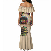 Black Her Story Sunshine Hurricane Mermaid Dress Empowered Black Woman - Wonder Print Shop