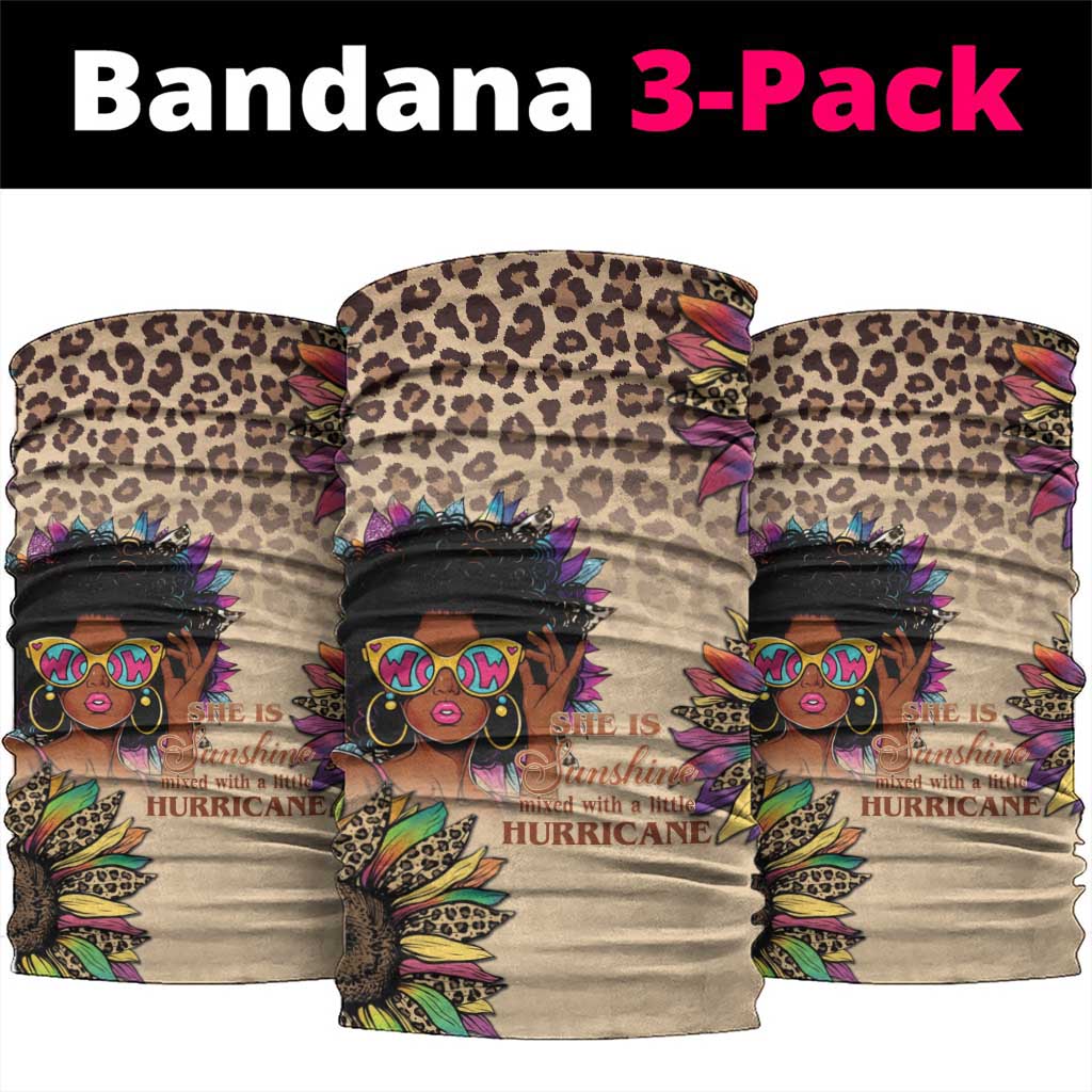 Black Her Story Sunshine Hurricane Neck Gaiter Empowered Black Woman - Wonder Print Shop