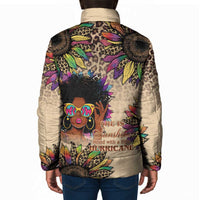 Black Her Story Sunshine Hurricane Padded Jacket Empowered Black Woman - Wonder Print Shop