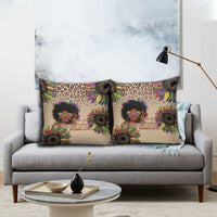 Black Her Story Sunshine Hurricane Pillow Cover Empowered Black Woman - Wonder Print Shop