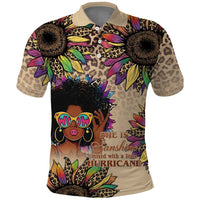 Black Her Story Sunshine Hurricane Polo Shirt Empowered Black Woman - Wonder Print Shop