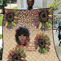 Black Her Story Sunshine Hurricane Quilt Empowered Black Woman - Wonder Print Shop