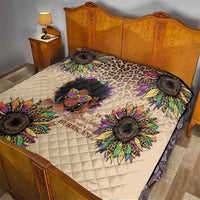 Black Her Story Sunshine Hurricane Quilt Empowered Black Woman - Wonder Print Shop