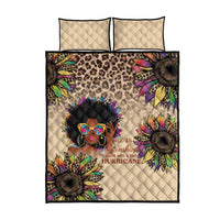 Black Her Story Sunshine Hurricane Quilt Bed Set Empowered Black Woman - Wonder Print Shop