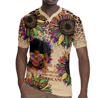 Black Her Story Sunshine Hurricane Rugby Jersey Empowered Black Woman - Wonder Print Shop