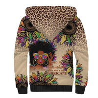 Black Her Story Sunshine Hurricane Sherpa Hoodie Empowered Black Woman - Wonder Print Shop