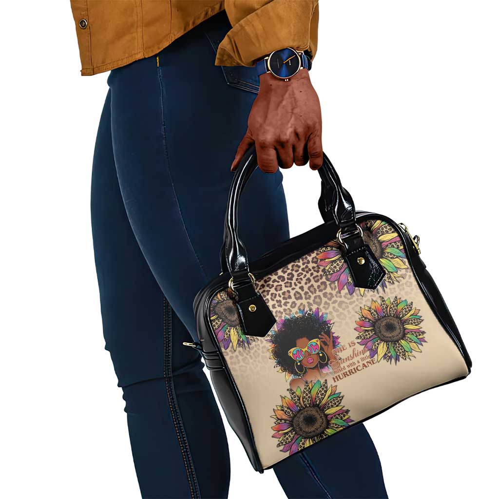 Black Her Story Sunshine Hurricane Shoulder Handbag Empowered Black Woman - Wonder Print Shop