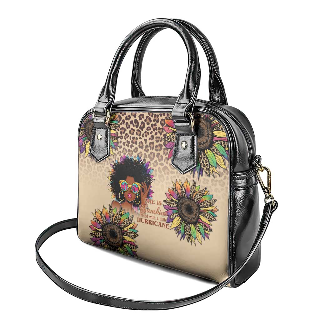 Black Her Story Sunshine Hurricane Shoulder Handbag Empowered Black Woman - Wonder Print Shop
