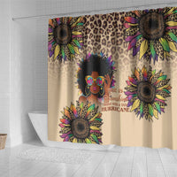 Black Her Story Sunshine Hurricane Shower Curtain Empowered Black Woman - Wonder Print Shop