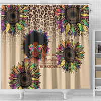 Black Her Story Sunshine Hurricane Shower Curtain Empowered Black Woman - Wonder Print Shop
