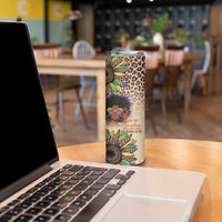 Black Her Story Sunshine Hurricane Skinny Tumbler Empowered Black Woman - Wonder Print Shop