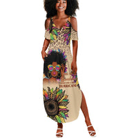Black Her Story Sunshine Hurricane Summer Maxi Dress Empowered Black Woman - Wonder Print Shop