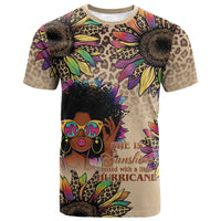 Black Her Story Sunshine Hurricane T shirt Empowered Black Woman - Wonder Print Shop