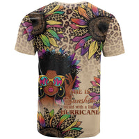 Black Her Story Sunshine Hurricane T shirt Empowered Black Woman - Wonder Print Shop