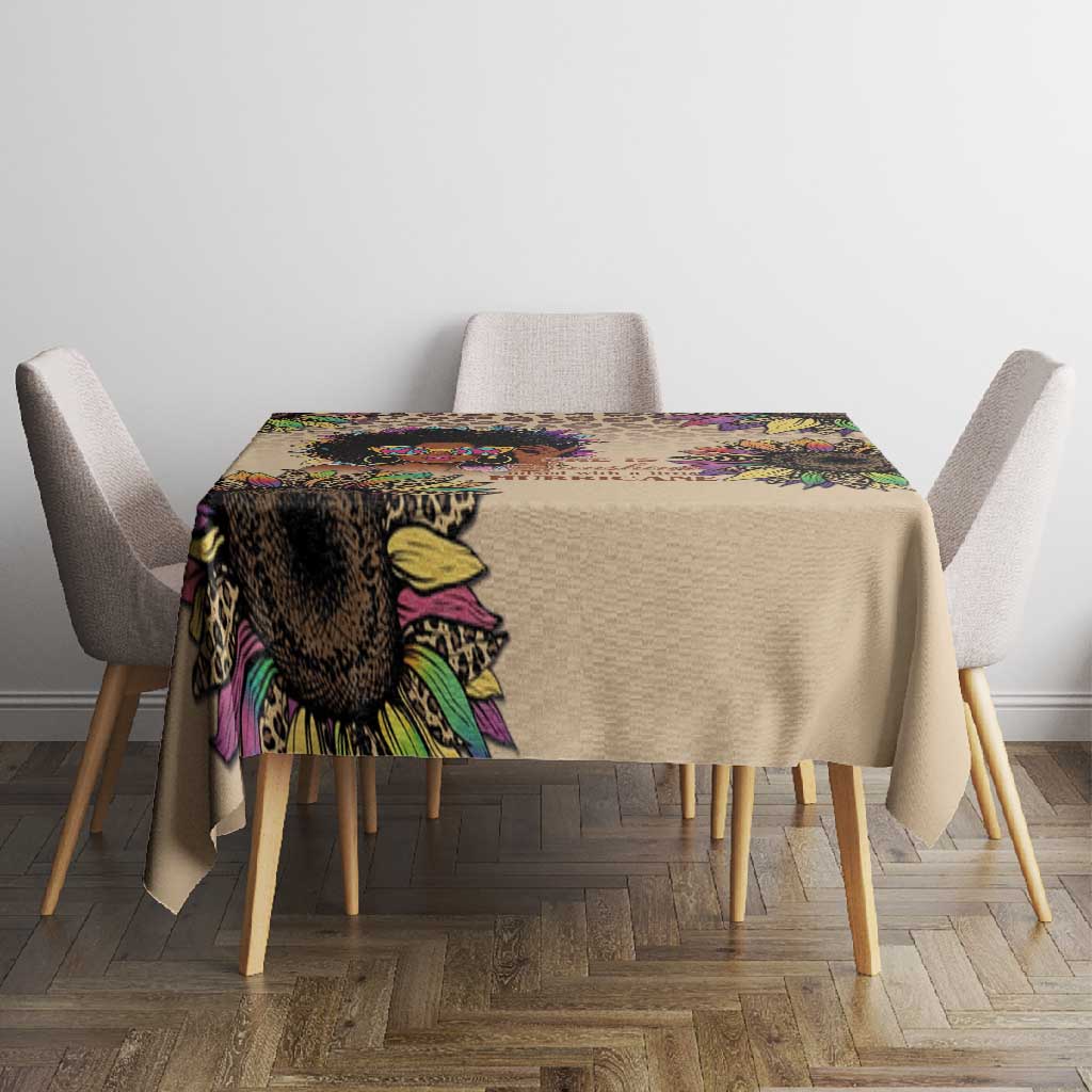 Black Her Story Sunshine Hurricane Tablecloth Empowered Black Woman - Wonder Print Shop