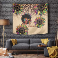 Black Her Story Sunshine Hurricane Tapestry Empowered Black Woman - Wonder Print Shop