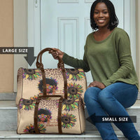 Black Her Story Sunshine Hurricane Travel Bag Empowered Black Woman - Wonder Print Shop
