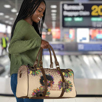 Black Her Story Sunshine Hurricane Travel Bag Empowered Black Woman - Wonder Print Shop