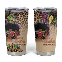 Black Her Story Sunshine Hurricane Tumbler Cup Empowered Black Woman - Wonder Print Shop