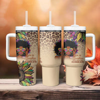 Black Her Story Sunshine Hurricane Tumbler With Handle Empowered Black Woman - Wonder Print Shop