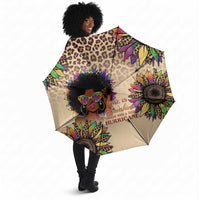 Black Her Story Sunshine Hurricane Umbrella Empowered Black Woman - Wonder Print Shop