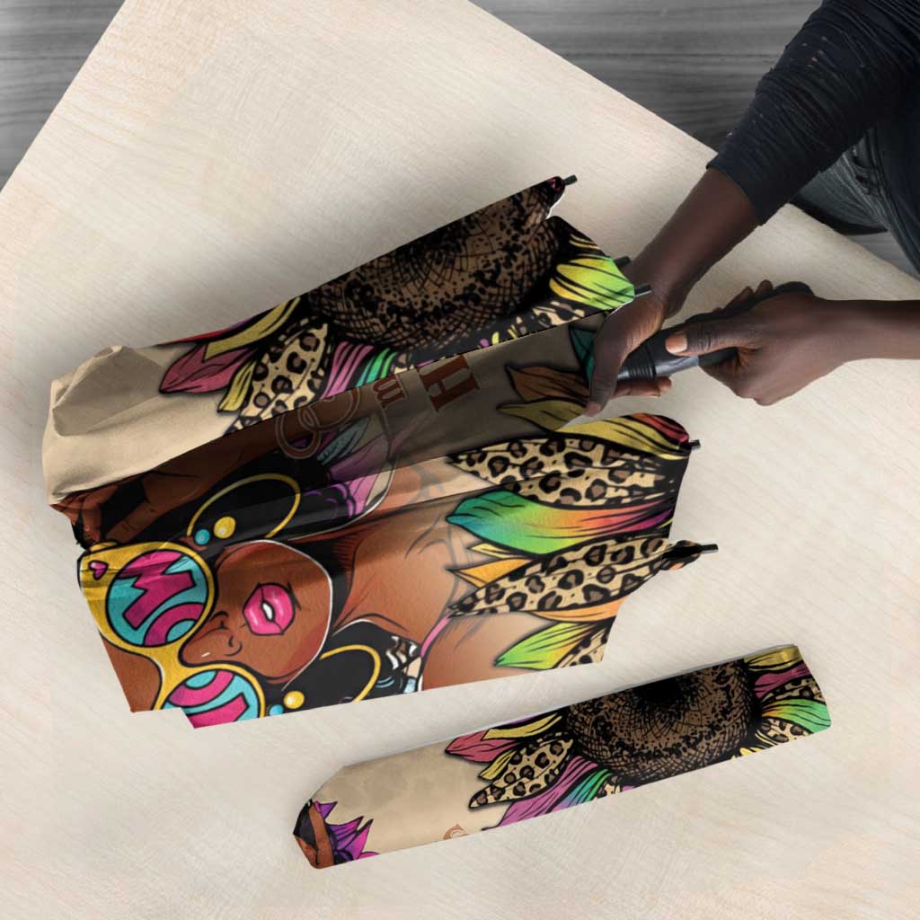 Black Her Story Sunshine Hurricane Umbrella Empowered Black Woman - Wonder Print Shop