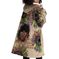Black Her Story Sunshine Hurricane Wearable Blanket Hoodie Empowered Black Woman - Wonder Print Shop