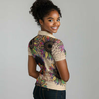 Black Her Story Sunshine Hurricane Women Polo Shirt Empowered Black Woman - Wonder Print Shop