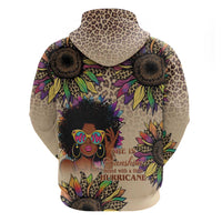 Black Her Story Sunshine Hurricane Zip Hoodie Empowered Black Woman - Wonder Print Shop