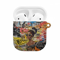 Black Her Story Graffiti Queen AirPods Case Black Woman Empowerment - Wonder Print Shop