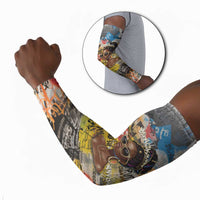 Black Her Story Graffiti Queen Arm Sleeves Black Woman Empowerment - Wonder Print Shop