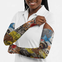 Black Her Story Graffiti Queen Arm Sleeves Black Woman Empowerment - Wonder Print Shop