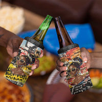 Black Her Story Graffiti Queen 4 in 1 Can Cooler Tumbler Black Woman Empowerment - Wonder Print Shop