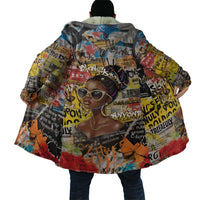 Black Her Story Graffiti Queen Cloak Black Woman Empowerment - Wonder Print Shop