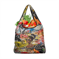 Black Her Story Graffiti Queen Grocery Bag Black Woman Empowerment - Wonder Print Shop