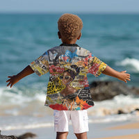 Black Her Story Graffiti Queen Kid Hawaiian Shirt Black Woman Empowerment - Wonder Print Shop