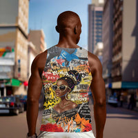 Black Her Story Graffiti Queen Men Tank Top Black Woman Empowerment - Wonder Print Shop