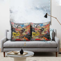 Black Her Story Graffiti Queen Pillow Cover Black Woman Empowerment - Wonder Print Shop