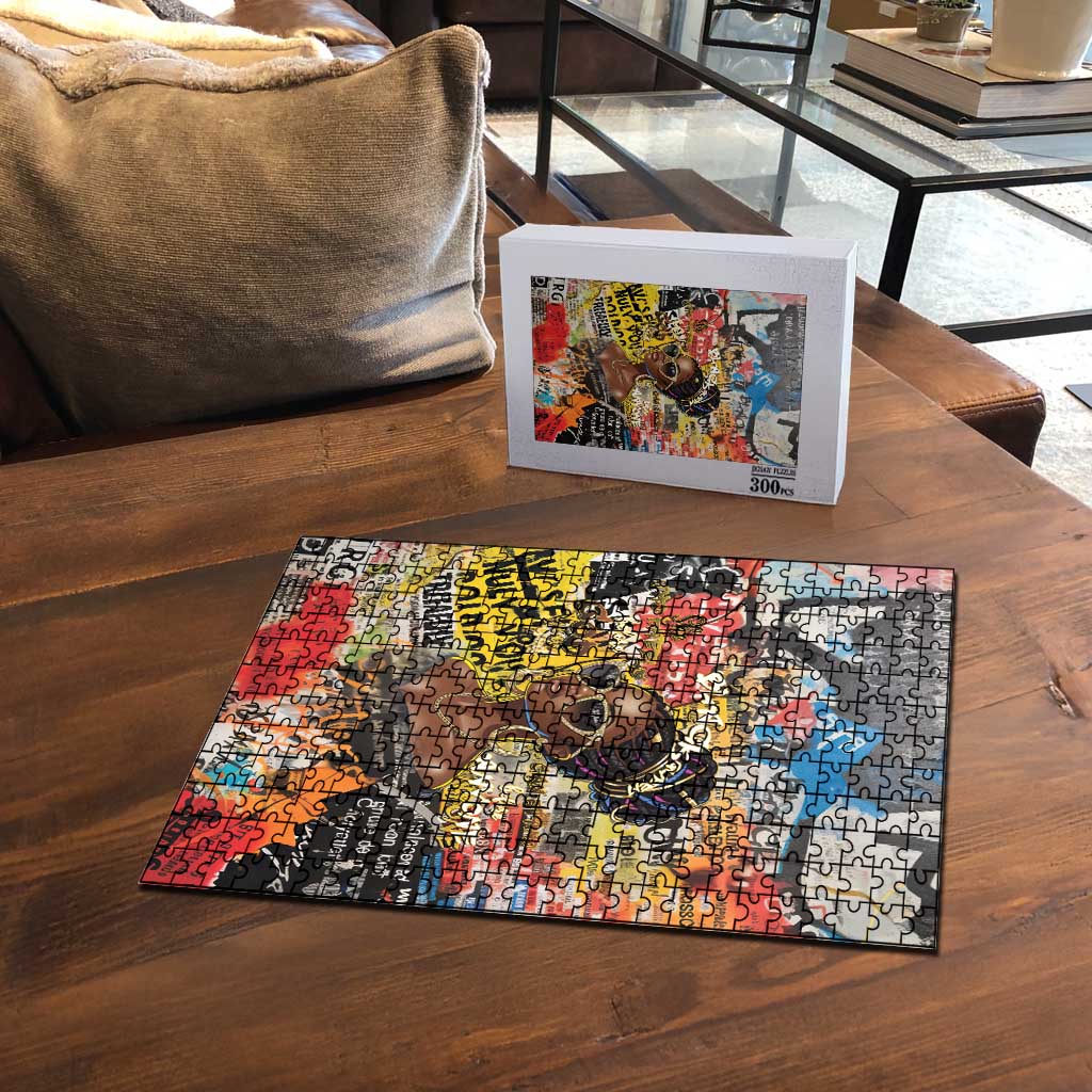 Black Her Story Graffiti Queen Puzzle Black Woman Empowerment - Wonder Print Shop