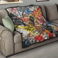 Black Her Story Graffiti Queen Quilt Black Woman Empowerment - Wonder Print Shop