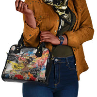 Black Her Story Graffiti Queen Shoulder Handbag Black Woman Empowerment - Wonder Print Shop