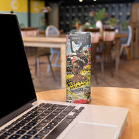 Black Her Story Graffiti Queen Skinny Tumbler Black Woman Empowerment - Wonder Print Shop