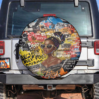 Black Her Story Graffiti Queen Spare Tire Cover Black Woman Empowerment - Wonder Print Shop