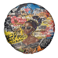 Black Her Story Graffiti Queen Spare Tire Cover Black Woman Empowerment - Wonder Print Shop
