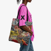 Black Her Story Graffiti Queen Tote Bag Black Woman Empowerment - Wonder Print Shop
