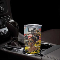 Black Her Story Graffiti Queen Tumbler Cup Black Woman Empowerment - Wonder Print Shop