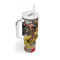 Black Her Story Graffiti Queen Tumbler With Handle Black Woman Empowerment - Wonder Print Shop