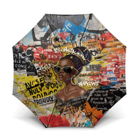 Black Her Story Graffiti Queen Umbrella Black Woman Empowerment - Wonder Print Shop